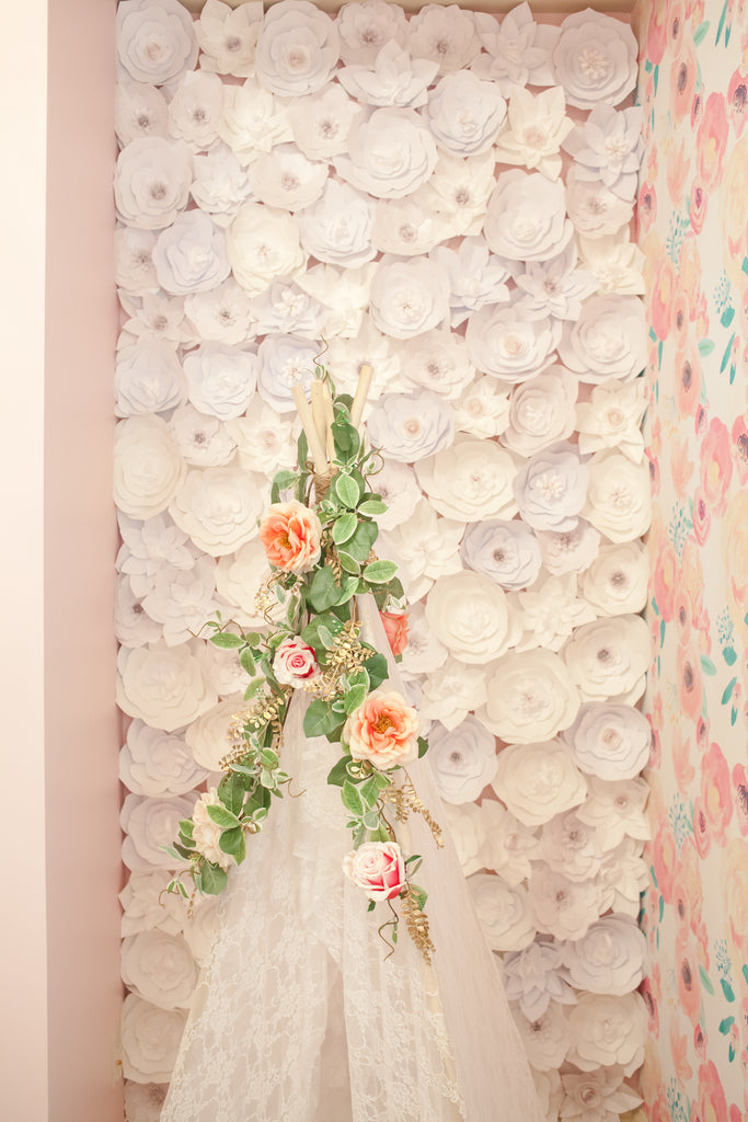 DIY Flower Wall