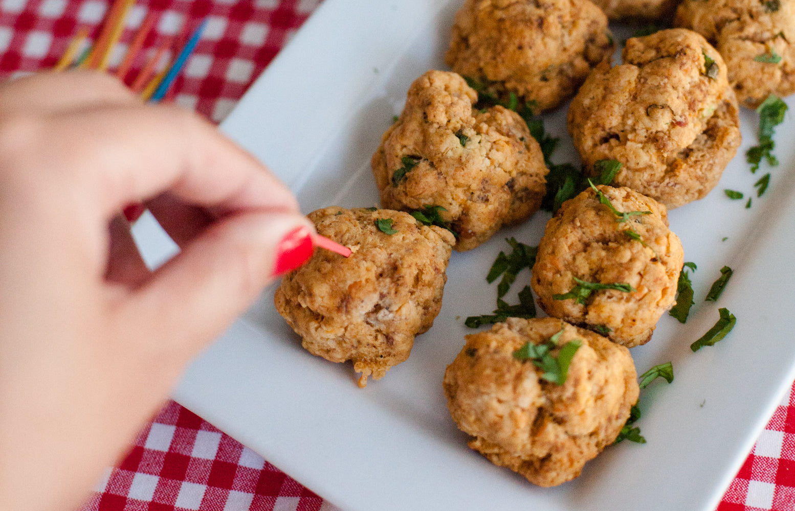 Chorizo Cheese Biscuit Bites