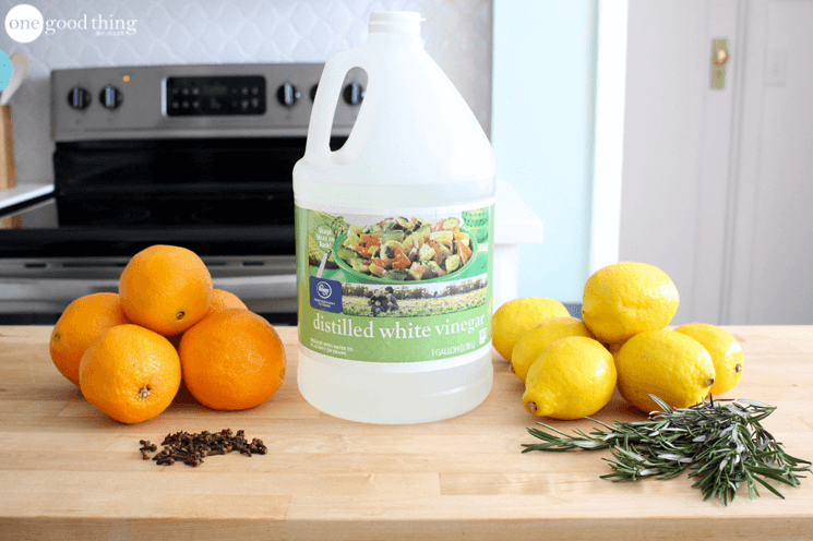 scented vinegar recipe tutorial spring cleaning