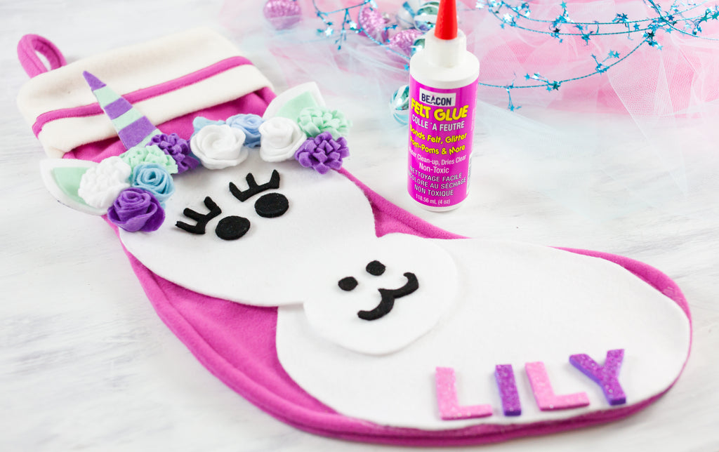 DIY Unicorn Stocking