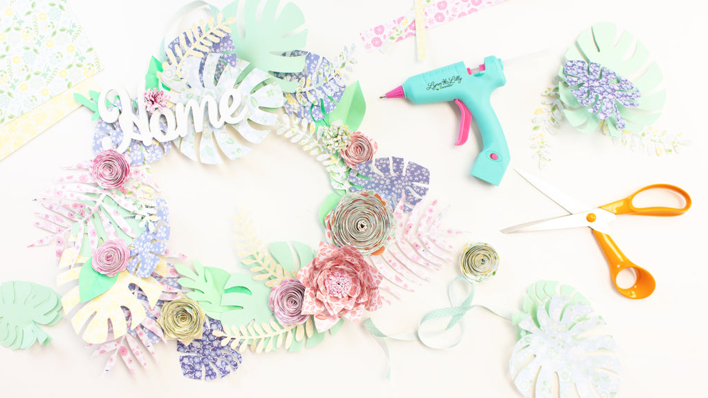 DIY Paper Flowers with Lynn Lilly Hot Glue Gun