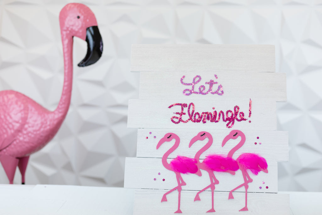 Let's Flamingle Sign