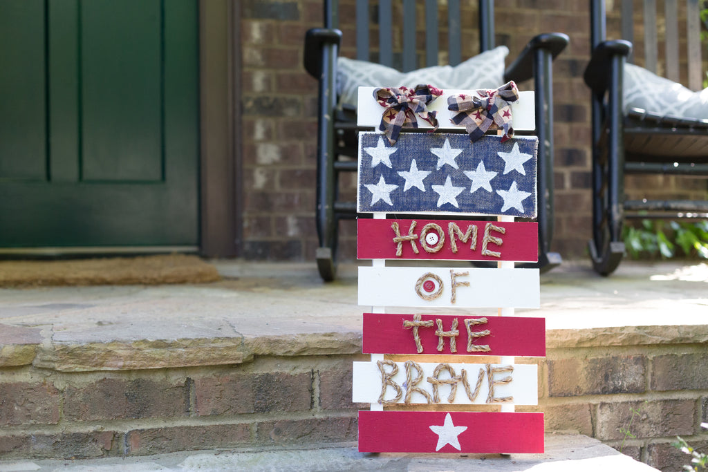 DIY Patriotic Pallet