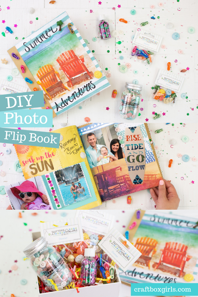 DIY Photo Flip Book Scrapbook Paper Craft