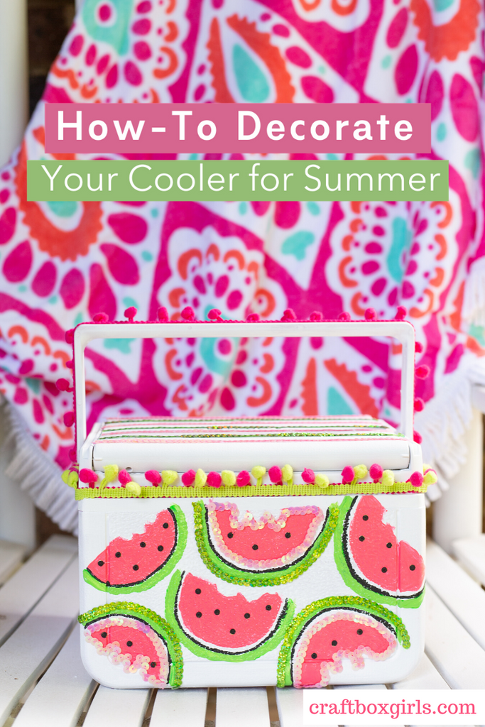 How to Decorate a Drink Cooler 