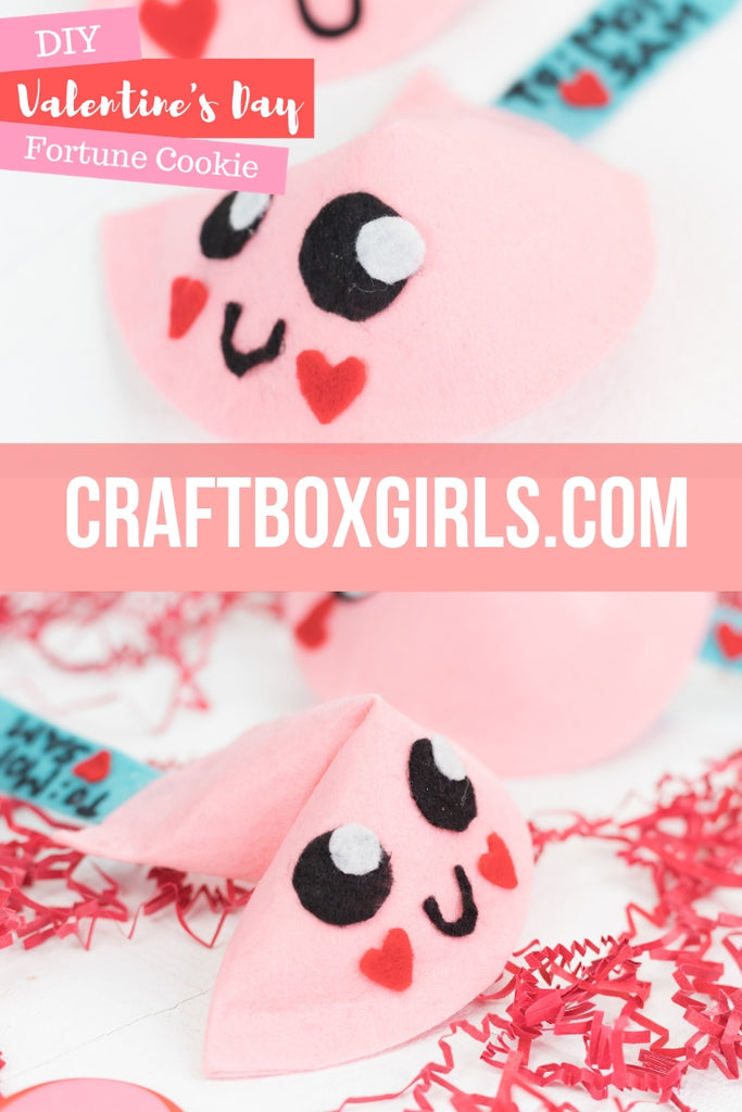 DIY Valentine's Day Fortune Cookie Stuffie