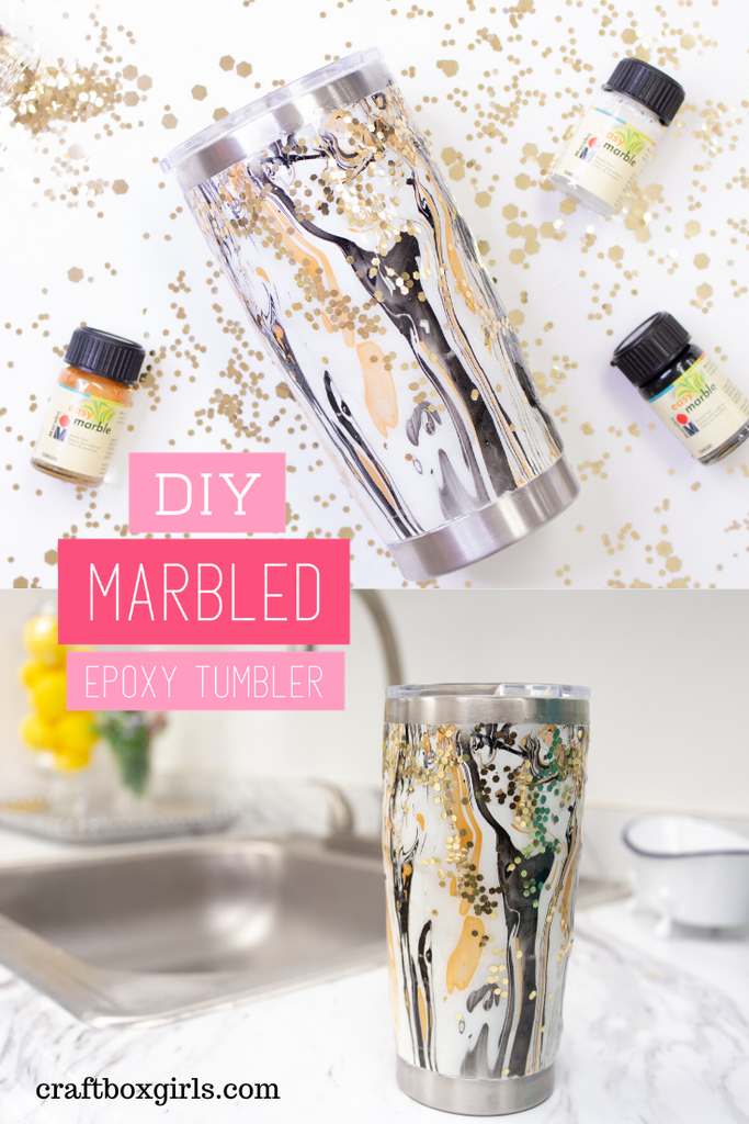 DIY Marbled Custom Epoxy Tutorial