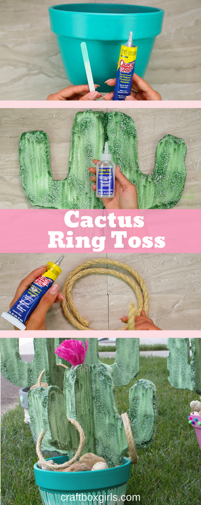 DIY Cactus Ring Toss Game