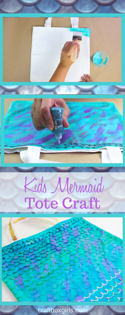 DIY Mermaid Scale Tote