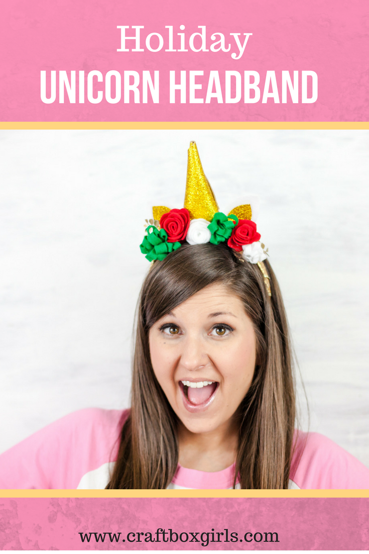 Holiday Unicorn Headband
