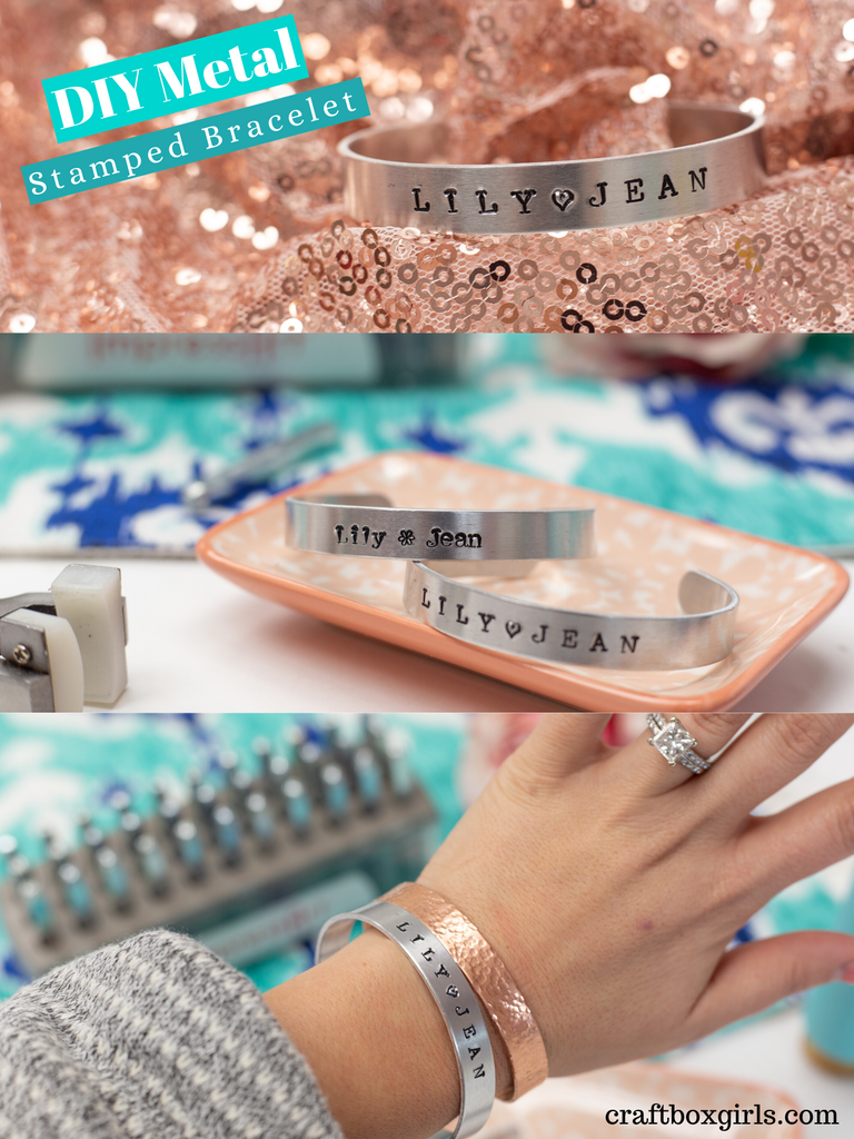 Easy Tutorial for DIY Metal Stamped Bracelets with ImpressArt