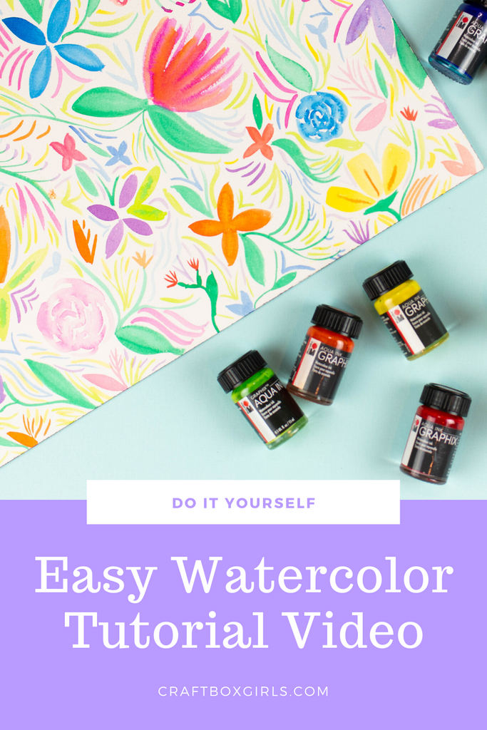 Easy Watercolor Tutorial