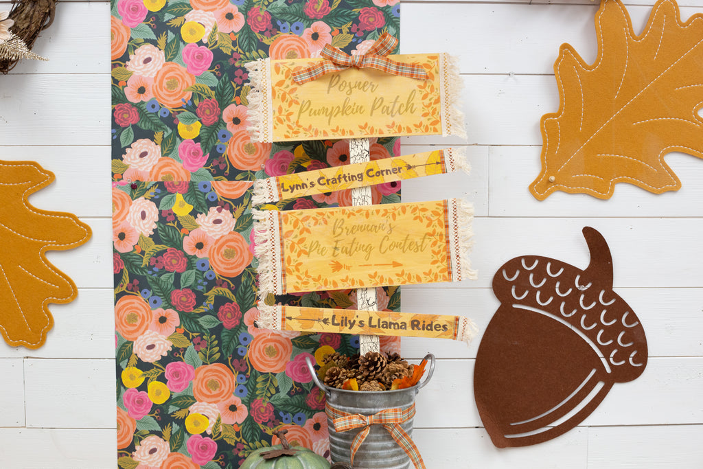 DIY Fall Pumpkin Patch Sign