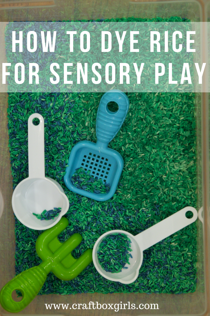 Sensory Play Rice for Kids