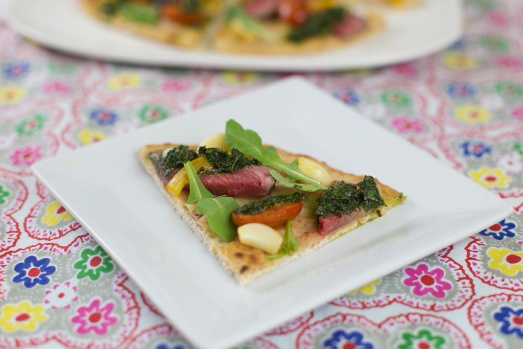 Chimichurri Steak Flatbread