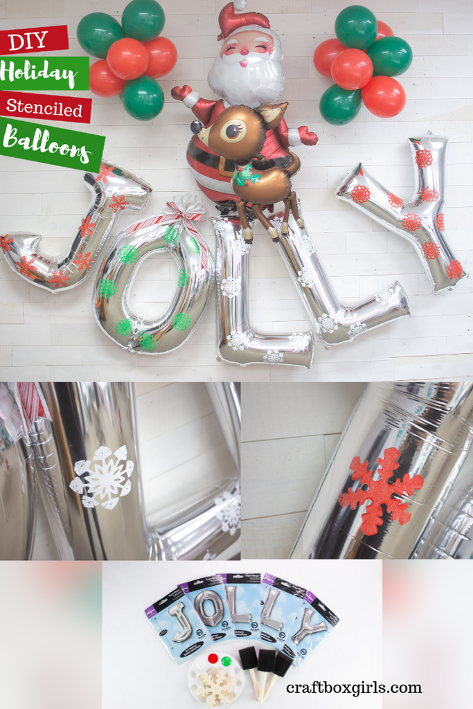 DIY Jolly Holiday Balloons