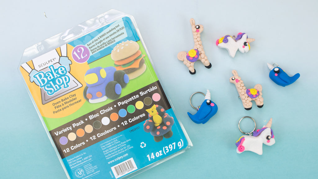 DIY Sculpey Backpack Charms