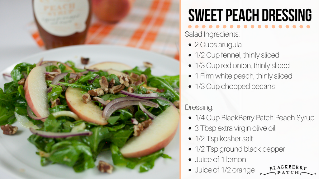Sweet Peach Salad Recipe