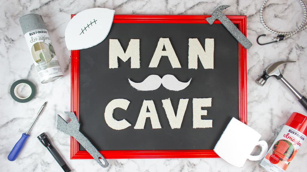 DIY Father's Day Man Cave Sign