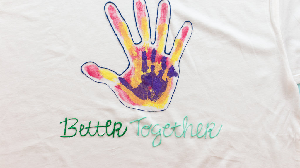 DIY Father's Day Handprint T-shirt