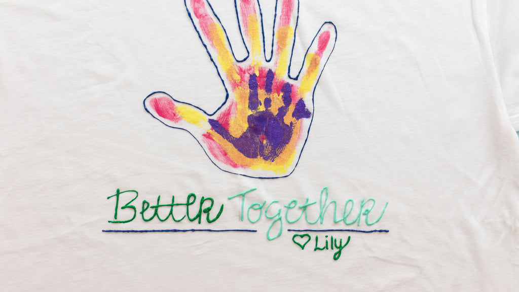 DIY Father's Day Handprint T-shirt