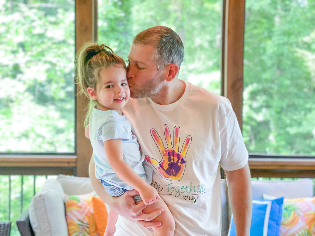 DIY Father's Day Handprint T-shirt