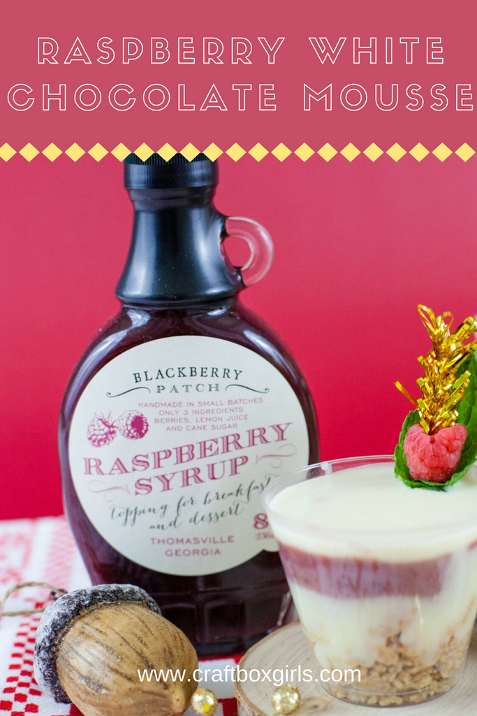 Raspberry White Chocolate Mousse