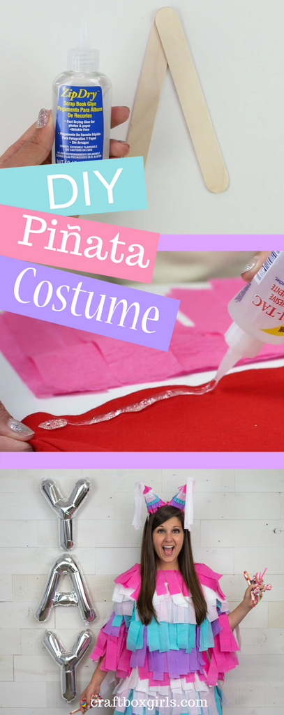 DIY Piñata Halloween Costume