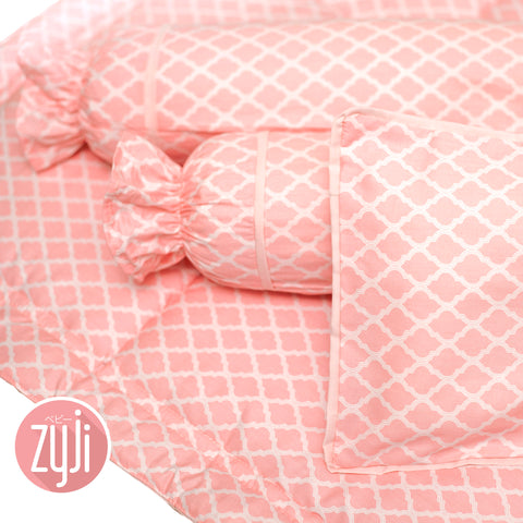 Mini Moroccan Peach Bedding Set 26x38