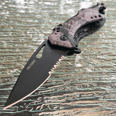 TAC FORCE TACTICAL ASSISTED OPEN OUTDOOR FOLDING POCKET KNIFE (TF-705FC) - BEST OUTDOOR CAMPING SURVIVAL POCKET KNIVES