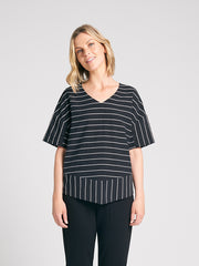 Delilah Top Pencil Stripe