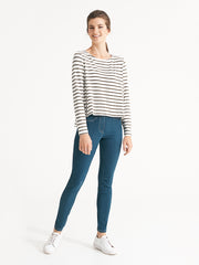 Seville Knit Olive Stripe