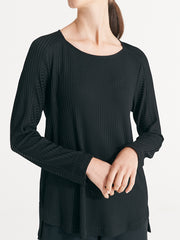 Celia Knit Black Rib