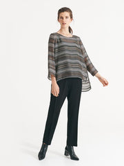 Aerial Top Metallic stripe