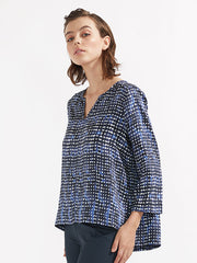 Elise top circle print