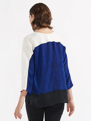 Hanako top spliced cobalt