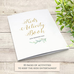 Kids Activity Pack Book for Weddings