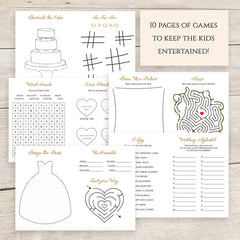 Kids Wedding Activity Book