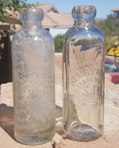 Before and after hutchinson soda polished at the Spa