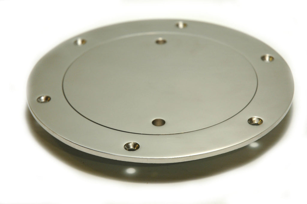 Dorade Cowl Vent Replacement Deck Plate Stainless 4" - Boaterbits