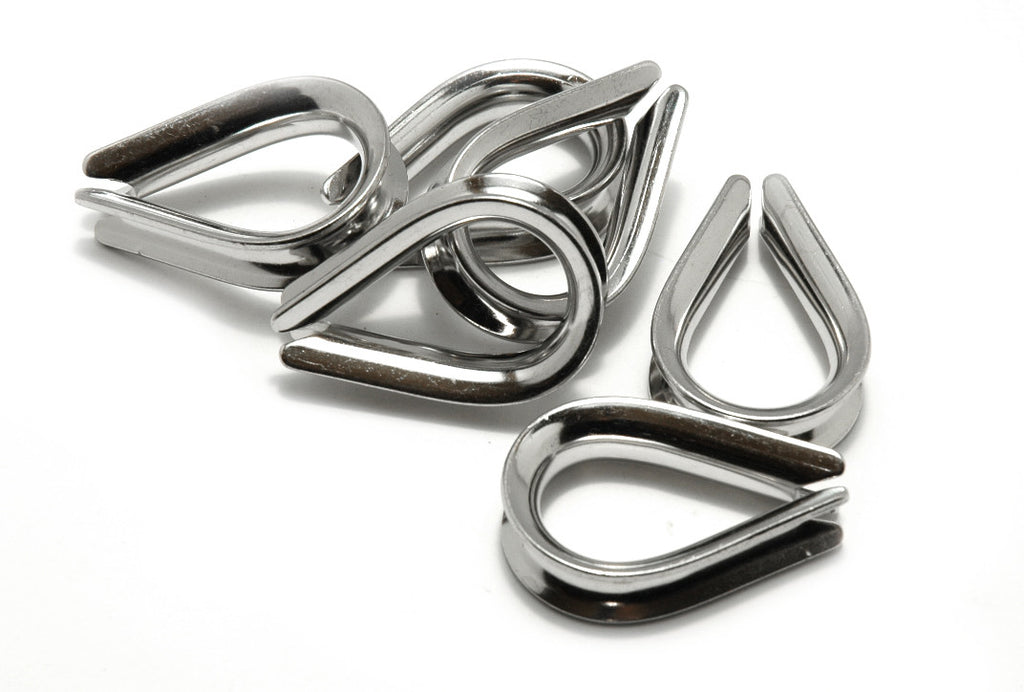 Stainless Steel Rigging Cable Thimbles 3/8" - Boaterbits