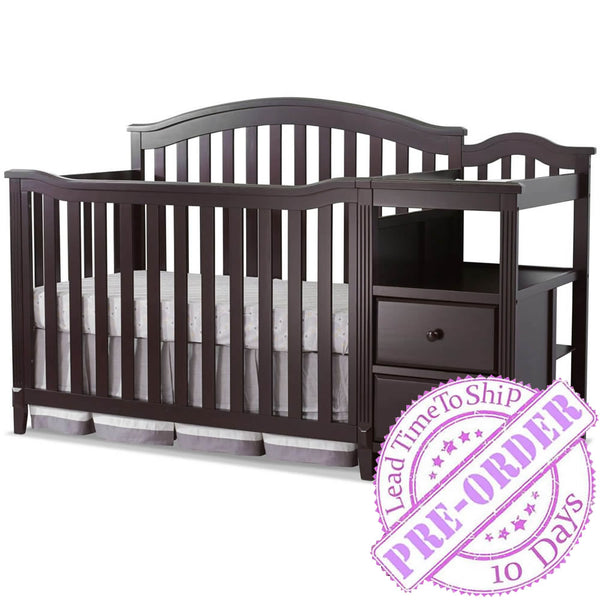 sorelle sedona crib and changer espresso