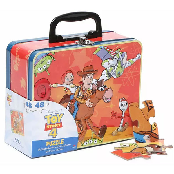 DISNEY-PIXAR Toy Story 4 Tin Lunch Box with 48-piece Puzzle NWT SEALED