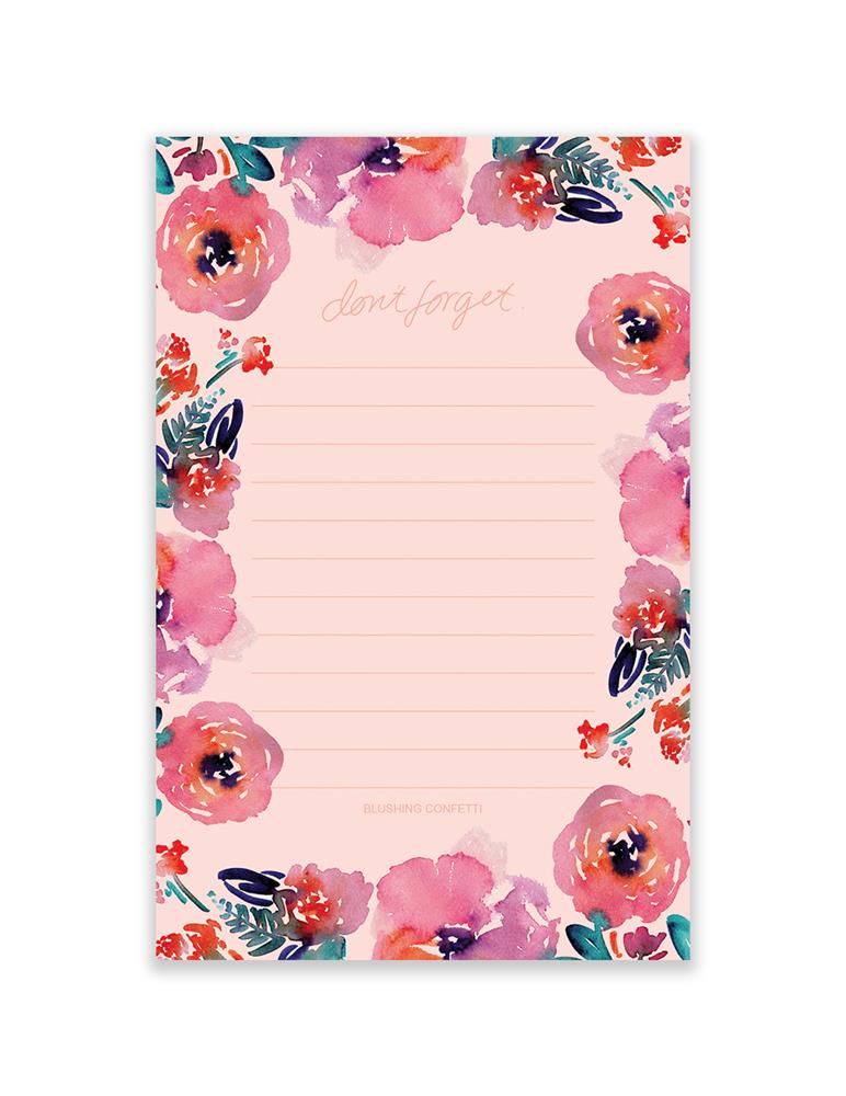 Candy Florals Market Pad