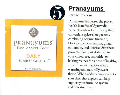 Pranayums Product Review in December/January 2018 Issue of Paleo Magazine