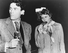 Ingrid Bergman ja Gregory Peck syömässä jäätelöä