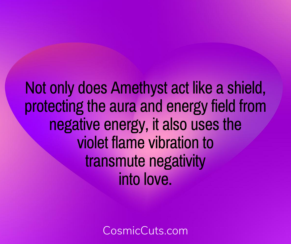 Amethyst Protection and Violet Flame