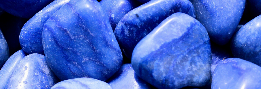 Blue Quartz Crystals for Focus