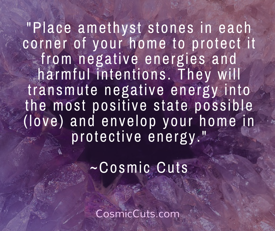 Natural Amethyst For Protection 