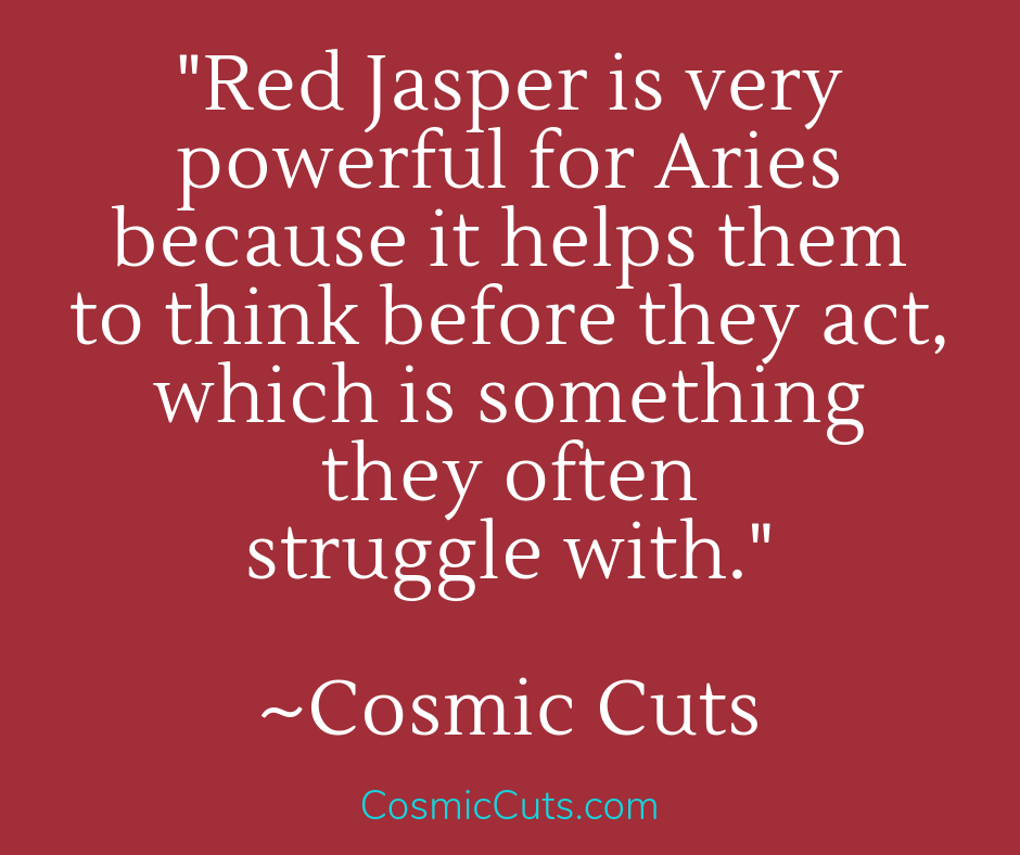 Aries and Red Jasper